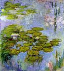 Claude Monet Canvas Paintings - Water Lilies 13